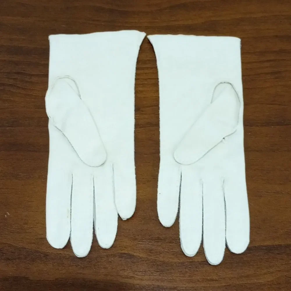 Beaded Wrist Length Evening, Party, Bridal Gloves, 1950s Vintage